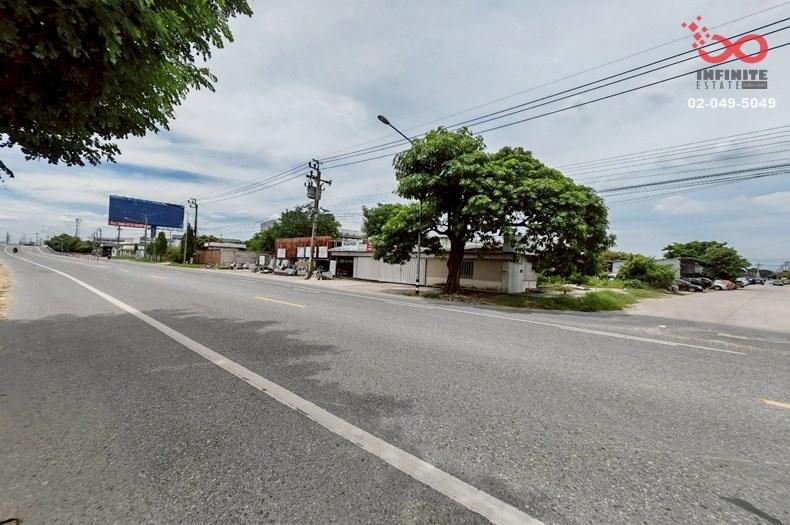 รูป ขายที่ดิน 363 ตร.ว. ถนนสุขาภิบาล 2 - กาญจนาภิเษก ติดถนนใหญ่ แปลงมุม ใกล้สนามบินสุวรรณภูมิ  - รูปที่ 1/7