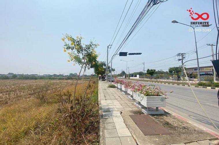 รูป ขายที่ดินแปลงใหญ่ 43 ไร่ 15.5 ตร.ว. ติดถนนไมตรีจิต หนองจอก ทำเลดี - รูปที่ 4/8