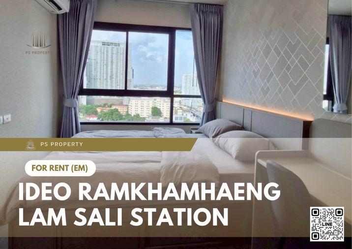 รูป ให้เช่า 🔥 Ideo Ramkhamhaeng - Lam Sali Station 🔥 เฟอร์นิเจอร์ และ เครื่องใช้ไฟฟ้าครบ - รูปที่ 1/14