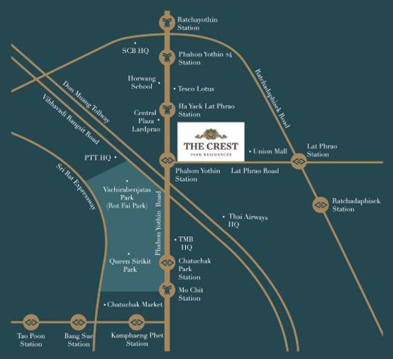 รูป ✨🦄 Ready to move 🦄✨ The Crest Park Residences เฟอร์ครบจบในที่เดียว โทร 096-2493698 (TCR0166) - รูปที่ 17/17