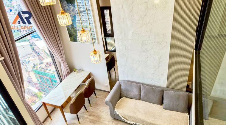 รูป 🔥 SOHO BANGKOK RATCHADA ห้อง Duplex 1 ห้องนอน ชั้น 19 ใกล้ MRT รัชดาฯ เพียง 28,000 บาท/เดือน พร้อมเข้าอยู่! 🏙️✨ - รูปที่ 7/8