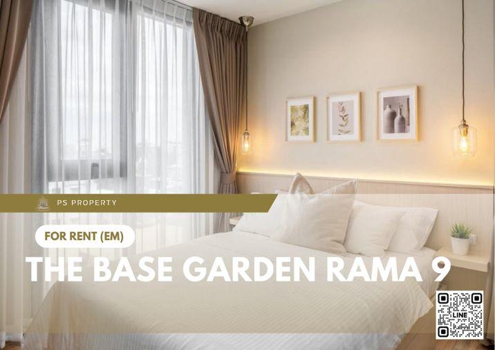 รูป ให้เช่า ✨ The Base Garden Rama 9 ✨ เฟอร์นิเจอร์ และ เครื่องใช้ไฟฟ้าครบ ใกล้ MRT พระราม 9 - รูปที่ 1/8