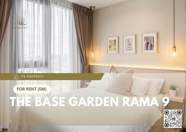 รูป ให้เช่า ✨ The Base Garden Rama 9 ✨ เฟอร์นิเจอร์ และ เครื่องใช้ไฟฟ้าครบ ใกล้ MRT พระราม 9 - รูปที่ 1/8