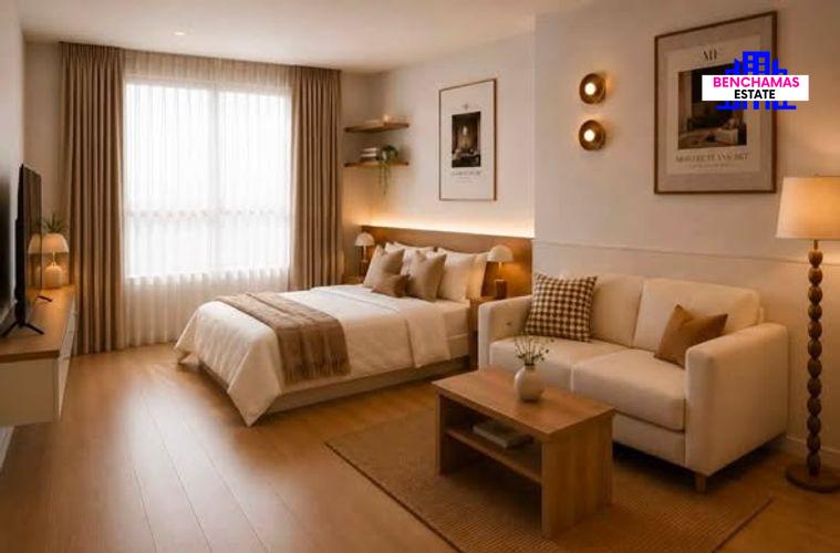 picture ðĨ For Sale â Lumpini RamintraâNavamin | High-Floor Private Condo with Open View - 3/4