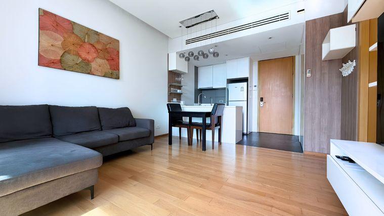 รูป 🔥 Aequa Sukhumvit 49 ห้องหรู 1 ห้องนอน ชั้น 16 ใกล้ BTS พร้อมพงษ์ เพียง 49,000 บาท/เดือน พร้อมเข้าอยู่! 🏙️✨ - รูปที่ 4/9