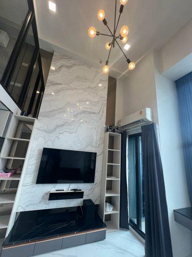 รูป 🛋️💗 ห้องDuplex แบ่งเป็นสัดส่วน เฟอร์นิเจอร์สวยมาก 💗🛋️The Rich Rama 9 - Srinakarin ID LINE: @471ovhib 📲 - รูปที่ 3/7