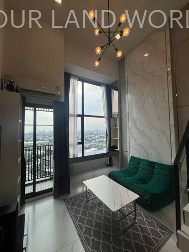 รูป 🛋️💗 ห้องDuplex แบ่งเป็นสัดส่วน เฟอร์นิเจอร์สวยมาก 💗🛋️The Rich Rama 9 - Srinakarin ID LINE: @471ovhib 📲 - รูปที่ 2/7