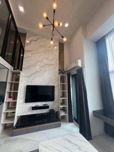 รูป 🛋️💗 ห้องDuplex แบ่งเป็นสัดส่วน เฟอร์นิเจอร์สวยมาก 💗🛋️The Rich Rama 9 - Srinakarin ID LINE: @471ovhib 📲 - รูปที่ 1/7
