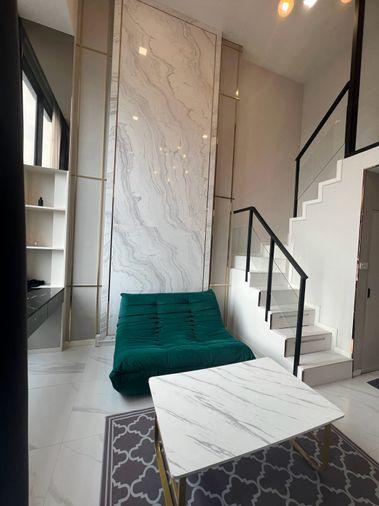 รูป 🛋️💗 ห้องDuplex แบ่งเป็นสัดส่วน เฟอร์นิเจอร์สวยมาก 💗🛋️The Rich Rama 9 - Srinakarin ID LINE: @471ovhib 📲 - รูปที่ 5/7