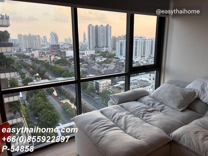 รูป P-54858 | รีเกิล สาทร - นราธิวาส🔥✨ คอนโดให้เช่า 2 ห้องนอน ชั้นสูง วิวเมือง เฟอร์นิเจอร์ครบ พร้อมเครื่องซักผ้า ใกล้ BRT ถนนจันทน์ พร้อมเข้าอยู่ ✨ - รูปที่ 6/14