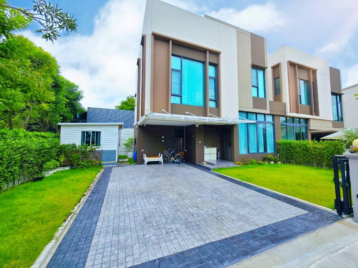 รูป [Smart Home] บ้านแฝดหลังมุม ดีไซน์ Double Volume บ้านกลางเมือง The Edition ปิ่นเกล้า-บรม 2 ใกล้ทางด่วน 15 นาทีถึงจตุจักร - รูปที่ 2/26
