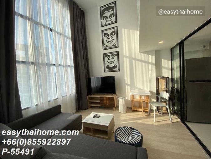 รูป P-55491 ให้เช่า ไนท์ บริดจ์ ไพร์ม สาทร แบบ Duplex | เฟอร์นิเจอร์ครบ | ใกล้ BTS ช่องนนทรี | พร้อมเข้าอยู่ 📞 Line ID: @easythaihome | 085-592-2897 - รูปที่ 6/12