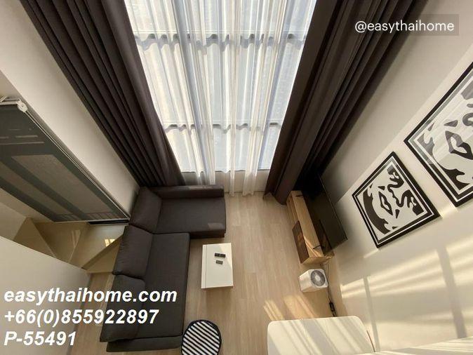 รูป P-55491 ให้เช่า ไนท์ บริดจ์ ไพร์ม สาทร แบบ Duplex | เฟอร์นิเจอร์ครบ | ใกล้ BTS ช่องนนทรี | พร้อมเข้าอยู่ 📞 Line ID: @easythaihome | 085-592-2897 - รูปที่ 4/12