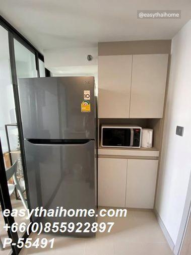 รูป P-55491 ให้เช่า ไนท์ บริดจ์ ไพร์ม สาทร แบบ Duplex | เฟอร์นิเจอร์ครบ | ใกล้ BTS ช่องนนทรี | พร้อมเข้าอยู่ 📞 Line ID: @easythaihome | 085-592-2897 - รูปที่ 9/12