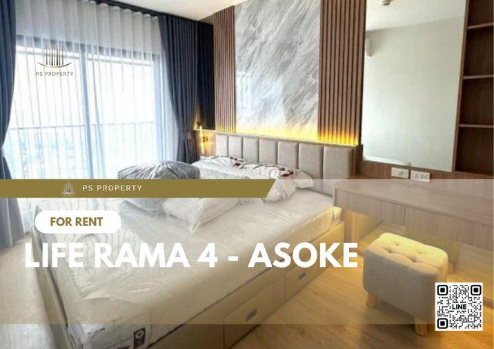 รูป ให้เช่า 📍 Life Rama 4 - Asoke 📍 ใกล้ MRT ศูนย์สิริกิติ์ เฟอร์นิเจอร์ และ เครื่องใช้ไฟฟ้าครบ - รูปที่ 1/8