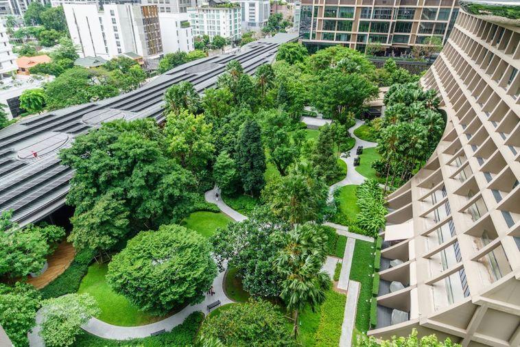 รูป The Residences at Sindhorn Kempinski ห้องฟีลดูอบอุ่น ลงตัวทั้งฟังก์ชันและการดีไซน์ โดดเด่นด้วยวิวสวนลุมพินีสีเขียวขจีที่มองเห็นได้จากในห้อง - รูปที่ 13/14
