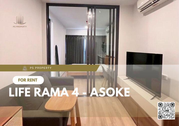 รูป ให้เช่า 📍 Life Rama 4 - Asoke 📍 ใกล้ MRT ศูนย์สิริกิติ์ เฟอร์นิเจอร์ และ เครื่องใช้ไฟฟ้าครบ - รูปที่ 1/10