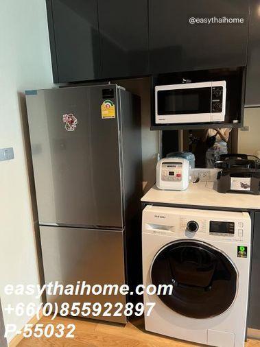 รูป P-55032 ให้เช่า (อัลติจูด ดีไฟน์) | วิวเมือง | เฟอร์นิเจอร์ครบ | ใกล้ MRT สามย่าน | พร้อมเข้าอยู่ 📞 Line ID: @easythaihome | 085-592-2897 - รูปที่ 10/10