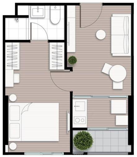 รูป 🏢 ให้เช่าคอนโด : Nue District R9 Rama 9 (นิว ดิสทริค อาร์ไนน์ พระราม 9)   รหัสทรัพย์ | 📌LNP-C14310  - รูปที่ 15/15