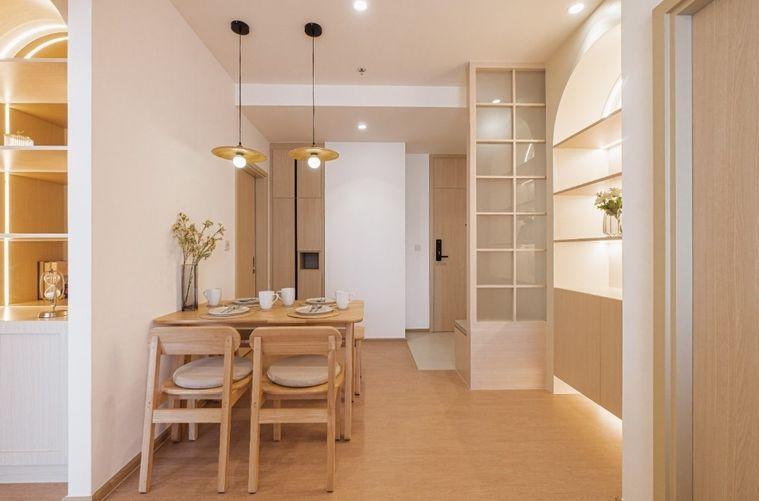 รูป Maru ekkamai 2 แต่งสวยสไตล์ Muji Japandi ละมุนตา ซ่อนไฟ LED ละมุนทั้งห้อง ฉากกั้นโชจิญี่ปุ่นและบิวท์อินทรงโค้งสุดชิค พร้อมเข้าอยู่ - รูปที่ 8/41