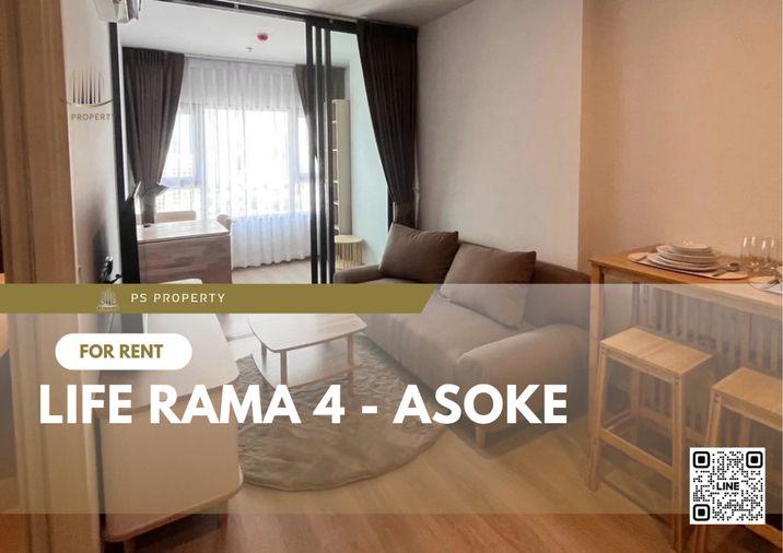 รูป ให้เช่า 📍 Life Rama 4 - Asoke 📍 ใกล้ MRT ศูนย์สิริกิติ์ เฟอร์นิเจอร์ และ เครื่องใช้ไฟฟ้าครบ - รูปที่ 1/11