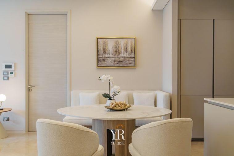 รูป The Residences at Sindhorn Kempinski ห้องฟีลดูอบอุ่น ลงตัวทั้งฟังก์ชันและการดีไซน์ โดดเด่นด้วยวิวสวนลุมพินีสีเขียวขจีที่มองเห็นได้จากในห้อง - รูปที่ 6/14
