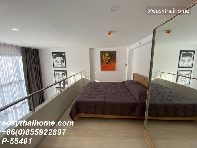 รูป P-55491 ให้เช่า ไนท์ บริดจ์ ไพร์ม สาทร แบบ Duplex | เฟอร์นิเจอร์ครบ | ใกล้ BTS ช่องนนทรี | พร้อมเข้าอยู่ 📞 Line ID: @easythaihome | 085-592-2897 - รูปที่ 10/12