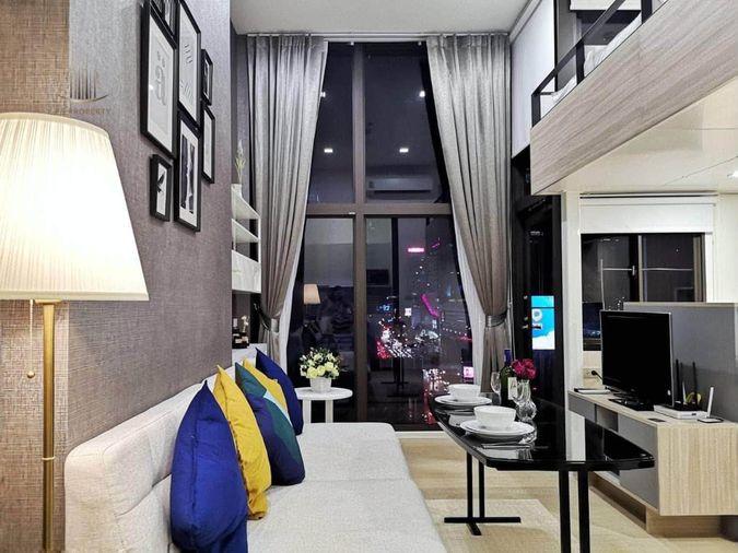 รูป ให้เช่า 🔥 Chewathai Residence Asoke 🔥 เฟอร์นิเจอร์ และ เครื่องใช้ไฟฟ้าครบ ใกล้ MRT พระราม 9 - รูปที่ 3/6