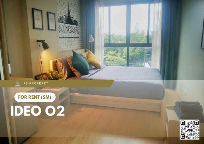 รูป ให้เช่า 🔺 IDEO O2 🔺  ใกล้ BTS บางนา เฟอร์นิเจอร์ และ เครื่องใช้ไฟฟ้าครบ  - รูปที่ 1/11