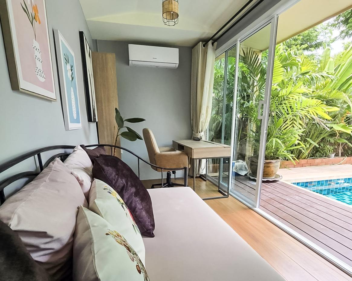 รูป 3 Bedroom Modern Loft Mediterranean Pool Villa for Rent Pattaya - รูปที่ 3/16