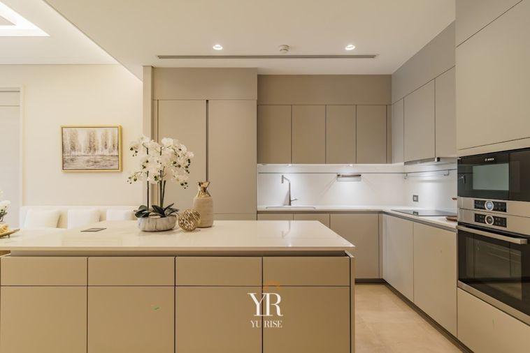 รูป The Residences at Sindhorn Kempinski ห้องฟีลดูอบอุ่น ลงตัวทั้งฟังก์ชันและการดีไซน์ โดดเด่นด้วยวิวสวนลุมพินีสีเขียวขจีที่มองเห็นได้จากในห้อง - รูปที่ 5/14