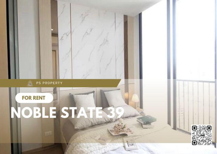 รูป ให้เช่า ✨Noble State 39✨ ห้องสวย เฟอร์และเครื่องใช้ไฟ้าครบ สไตล์โมเดิร์น 🚆ห่างจาก BTS พร้อมพงษ์ 450 m - รูปที่ 1/7