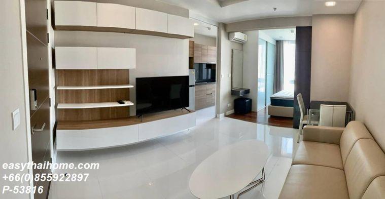 รูป P-53816 ให้เช่า (ริทึ่ม สุขุมวิท 50)  | วิวเมือง | เฟอร์นิเจอร์ครบ | ใกล้ BTS อ่อนนุช | พร้อมเข้าอยู่ 📞 Line ID: @easythaihome | 085-592-2897 - รูปที่ 5/5