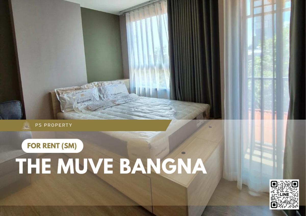 รูป ให้เช่า 🔥 The muve bangna 🔥 เฟอร์นิเจอร์ และ เครื่องใช้ไฟฟ้าครบ ใกล้ BTS บางนา - รูปที่ 1/8