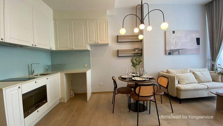 picture Call : 097-926-4469 Condo Noble BE19 Size 2 Beds 2 Baths 19 floor, with private garden, Fully furnished - 4/14