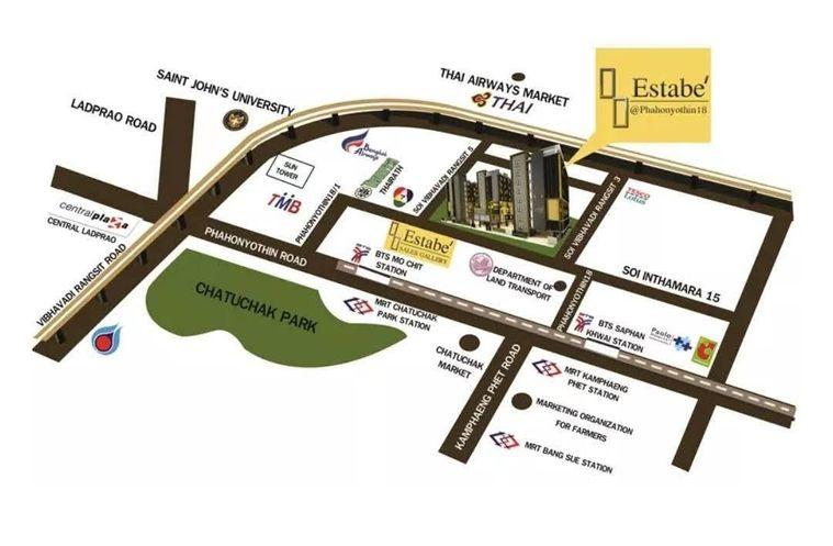 รูป 🟢ER26369 🟢 ให้เช่า / For Rent Estabe’ @ Phahonyothin 18 💰 ราคา 11,650 บาท/เดือน - รูปที่ 21/25