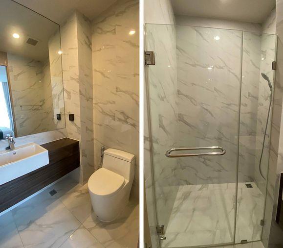 picture Call : 097-926-4469 Condo Noble BE19 Size 2 Beds 2 Baths 19 floor, with private garden, Fully furnished - 9/14