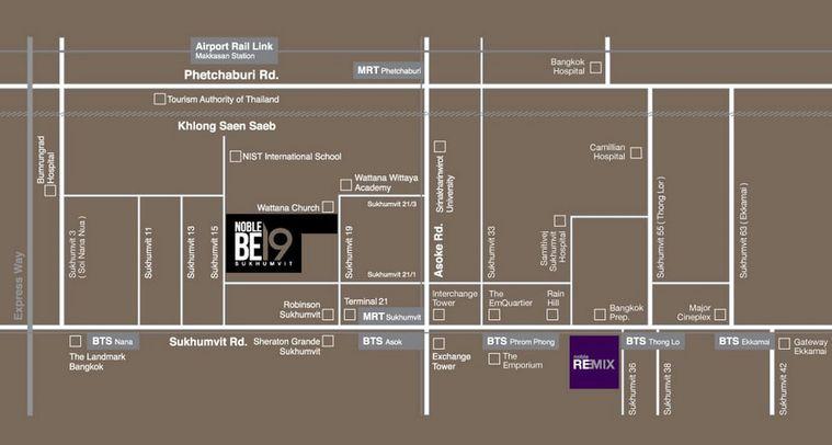 picture Call : 097-926-4469 Condo Noble BE19 Size 2 Beds 2 Baths 19 floor, with private garden, Fully furnished - 13/14
