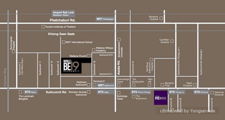 picture Call : 097-926-4469 Condo Noble BE19 Size 2 Beds 2 Baths 19 floor, with private garden, Fully furnished - 13/14