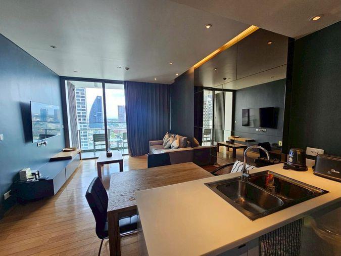 รูป One Bed to let at Aequa Sukhumvit 49, spacious room 52 sq.m., beautiful view, near BTS Thonglor - รูปที่ 6/21