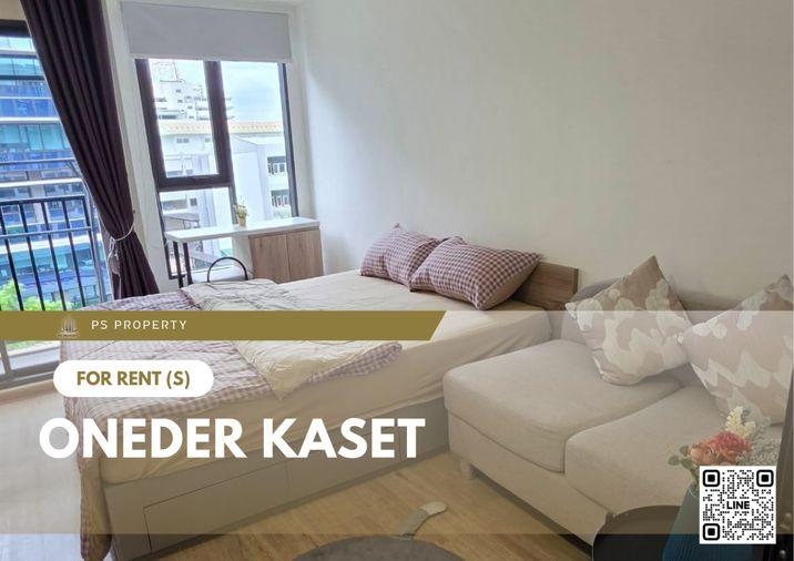 picture For Rent ✨ ONEDER Kaset ✨ Fully furnished and equipped with appliances; just 200 meters from Kasetsart University. - 1/8