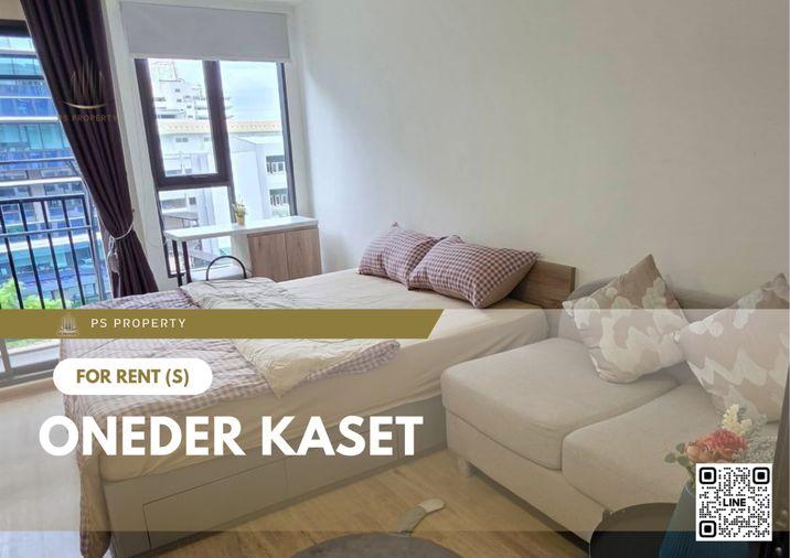 picture For Rent ✨ ONEDER Kaset ✨ Fully furnished and equipped with appliances; just 200 meters from Kasetsart University. - 1/8