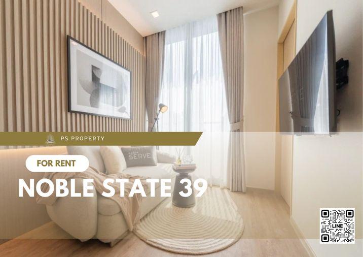 รูป ให้เช่า ✨ NOBLE STATE 39 ✨ ใกล้ BTS พร้อมพงษ์ เฟอร์นิเจอร์ และ เครื่องใช้ไฟฟ้าครบ  - รูปที่ 1/10