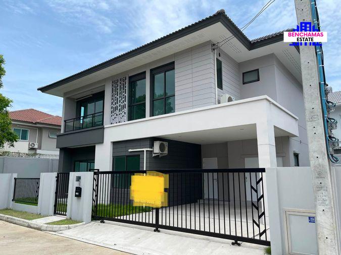 รูป 🔥 ขาย บ้านเดี่ยวหลังใหญ่ หมู่บ้านชีวารมย์ นครอินทร์ Chewarom Nakorn-In 🚗 ทำเลใกล้วงเวียนพระราม 5 - รูปที่ 1/4