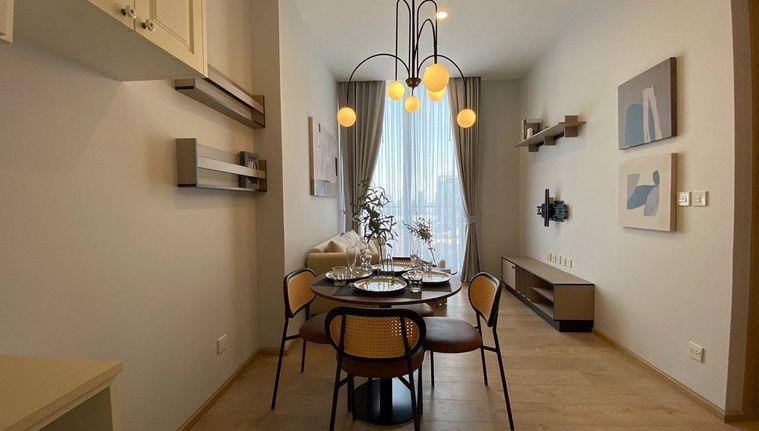 picture Call : 097-926-4469 Condo Noble BE19 Size 2 Beds 2 Baths 19 floor, with private garden, Fully furnished - 3/14
