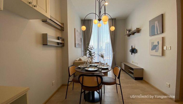 picture Call : 097-926-4469 Condo Noble BE19 Size 2 Beds 2 Baths 19 floor, with private garden, Fully furnished - 3/14