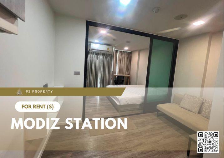 รูป ให้เช่า ✨ Modiz Station ✨ เฟอร์นิเจอร์ และ เครื่องใช้ไฟฟ้าครบ ใกล้ BTS พหลโยธิน 59 - รูปที่ 1/5