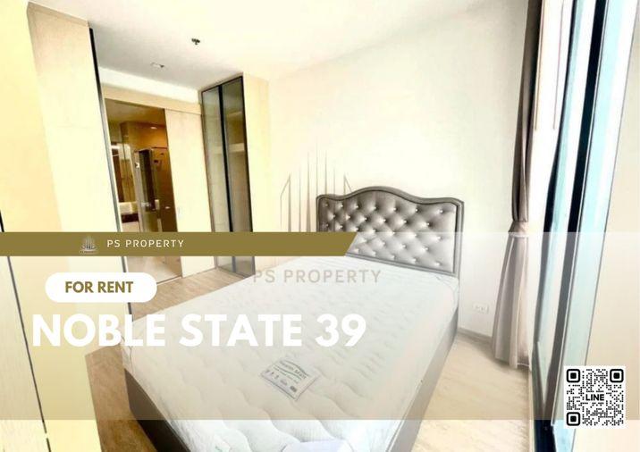 รูป ให้เช่า ✨ NOBLE STATE 39 ✨ ใกล้ BTS พร้อมพงษ์ เฟอร์นิเจอร์ และ เครื่องใช้ไฟฟ้าครบ  - รูปที่ 1/7