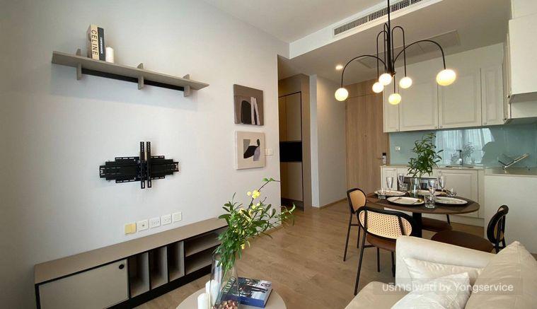 picture Call : 097-926-4469 Condo Noble BE19 Size 2 Beds 2 Baths 19 floor, with private garden, Fully furnished - 2/14
