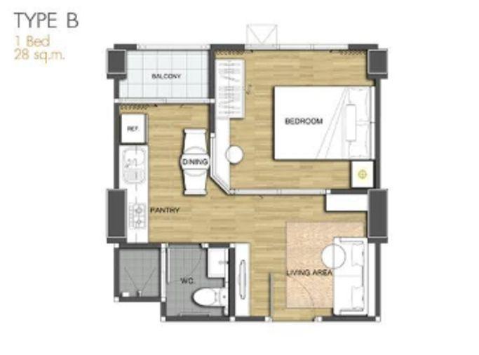 picture 🔥 For Sale – Aspire Rama 4 | High Floor Corner Unit | Functional 1-Bedroom Layout - 6/6